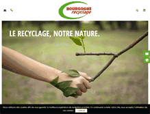 Tablet Screenshot of bourgognerecyclage.com
